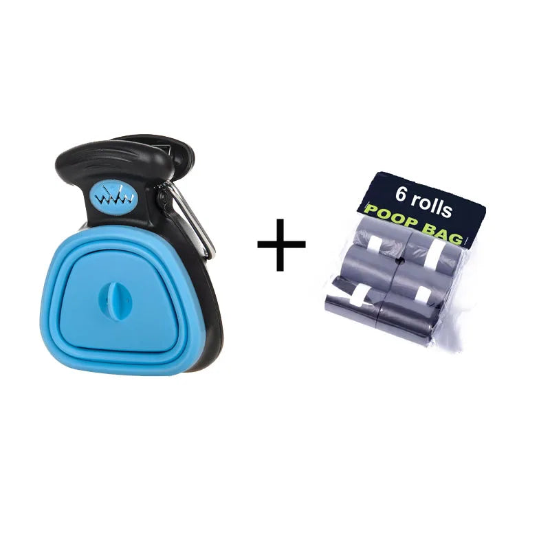 PawPort™ Foldable Pet Pooper Scooper – Clean & Go with Decomposable Bags