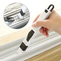 CleanSweep Polished Window Track & Keyboard Brush- Nook & Cranny Dust Shovel for Effortless Cleaning