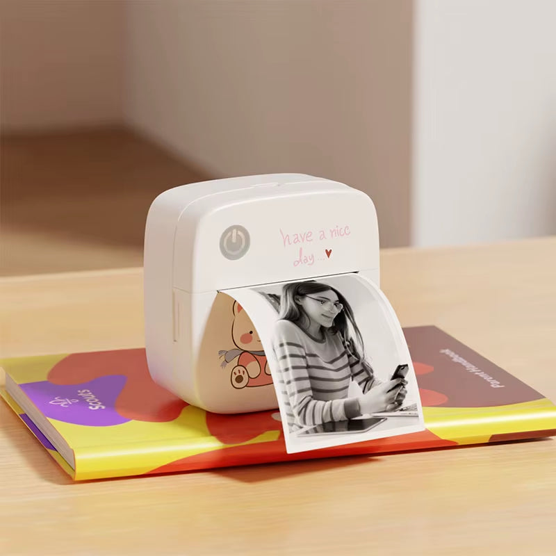 B2 Mini Printer Sticker Thermal Inkless Printer Ios Android Bluetooth Portable Printers Photo Printing Maker for Iphone Xiaomi